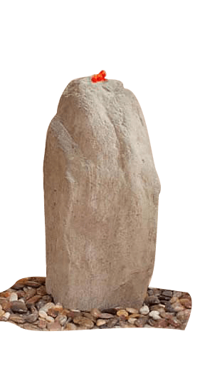 Rubicon Rock-Small Outdoor Cast Stone Garden Fountain Fountain Tuscan